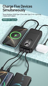 PORPIU 2025 Nuevo Banco de Energía Portátil de Gran Capacidad 30000mah <span class=keywords><strong>20000mah</strong></span> 10000mah con Carga Rápida PD22.5W, Batería de Polímero de Litio Ultra - Product Image 4