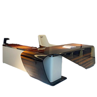 Ensemble de chaises de bureau de direction modernes de luxe en forme de L facile à assembler Design-Sense bureau bureau Table de patron