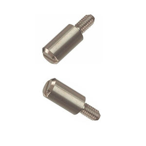 Supports de tablette en métal filetés OEM de 5 mm avec joints toriques en caoutchouc antidérapants, <span class=keywords><strong>chevilles</strong></span> chromées <span class=keywords><strong>pour</strong></span> étagères de placards et armoires - Product Image 3