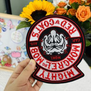 Thăng hoa trống các bản vá lỗi tùy chỉnh bán buôn với móc và vòng lặp/không dệt/sắt trên ủng hộ Bảng chữ cái New York các bản vá lỗi - Product Image 3