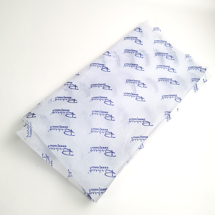 Custom Printed Tissue Paper with Recycled Materials Matt Lamination & Embossing for Packaging & Promotions