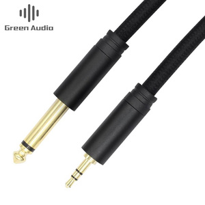 GAZ-CB33 Cable auxiliar de 3,5mm <span class=keywords><strong>a</strong></span> 6,35mm <span class=keywords><strong>Jack</strong></span> de Audio de Cable de 3,5 <span class=keywords><strong>a</strong></span> 6,35 hombre par Barra para guitarra de ajuste amplificador reproductor de Cd - Product Image 3