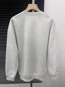 Sudaderas Personalizadas con Cuello Redondo, Forro Tejido para Invierno, Sudaderas con Capucha para Hombre, Diseño Sólido, Poliéster/Algodón 350g, Unisex - Product Image 4