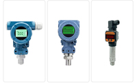 Explosion-proof High Temperature Single Flange Flat Film Lcd Liquid Crystal Display Led Digital Display Pressure Transmitter