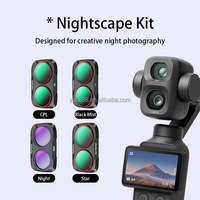 Filtre CPL OEM d'usine, filtre de diffusion noir, filtre de nuit naturel, filtres étoiles pour accessoires de caméra sportive Osmo Pocket 4 Pro