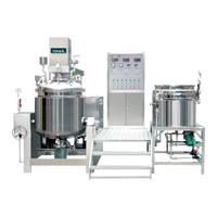Machine de mélange homogénéisatrice à vide à moteur de qualité alimentaire pour cosmétiques, soins capillaires, crèmes corporelles, 300L Homomixers