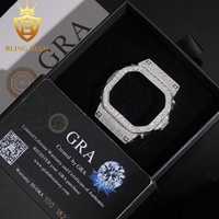 Testeur de diamant de passe de certificat Hip Hop GRA GShock DW5600 VVS D couleur glacé Moissanite lunette de montre