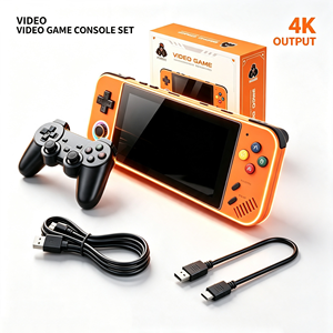 เครื่องเล่นเกมพกพาคลาสสิค M41 หน้าจอ 4.2 นิ้ว HD วิดีโอเกมมินิ ระบบ Emelec 4.3 เครื่องเล่นเกมอาร์เคด แบตเตอรี่ 2000mAh กล่องเกมส์พร้อมใช้งาน - Product Image 1