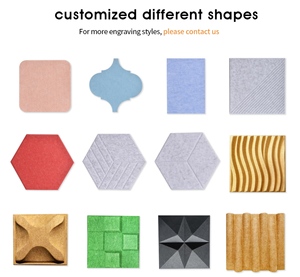 Pannelli Acustici in Feltro PET Riciclato ad Alta Densità, Efficaci Assorbitori di Suono, Ignifughi, Certificati CE - Product Image 3