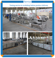 Industriële Wasmachine Wortel 500 Kg/u Luchtbel Aardappel Schoonmaken Fruit Wasmachine Groente Reinigingsmachine