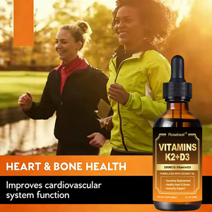 Rosebest Integratore Liquido di Vitamina D3 K2 10000 UI MK7 con Olio di Cocco, Formula Personalizzata a Rapido Assorbimento - Product Image 4