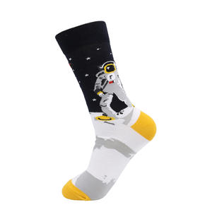 Chaussettes en coton pour femmes, chaussons imprimés d'animaux amusants, composants complets - Product Image 4