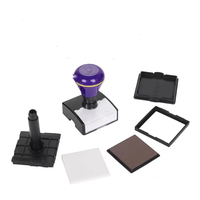 Vente en gros imprimante de timbres carré 42mm fournitures scolaires timbre pré-encreur auto-encreur timbre flash en caoutchouc promotionnel.