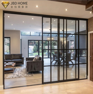 Portes coulissantes en aluminium certifiées NFRC, design moderne, <span class=keywords><strong>isolation</strong></span> acoustique, garantie 5 ans pour salons et chambres - Product Image 2