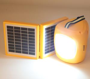 ポータブル便利なソーラーテーブルライトデュアルパネルとFMラジオ工場のホットセール製品 - Product Image 2