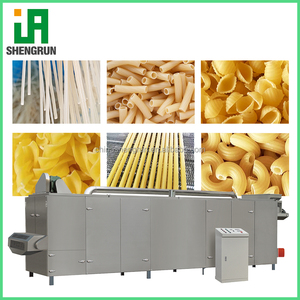 Ligne <span class=keywords><strong>de</strong></span> production complète <span class=keywords><strong>de</strong></span> pâtes commerciales à haut rendement avec extrudeuse à vis simple, sécheur, refroidisseur et machine à former les pâtes en spirale, en coquille et en tube - Product Image 5