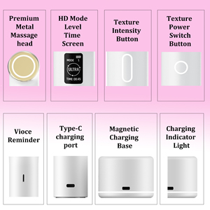 カスタム振動超音波ハンドヘルド美顔器　顔・首のリフトアップ　しわ除去　アンチエイジング　くま対策　美容機器 - Product Image 3