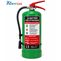 Extincteur portable pour la sécurité incendie des batteries au lithium, agent AVD 6L, extincteur pour batteries au lithium pour véhicules électriques