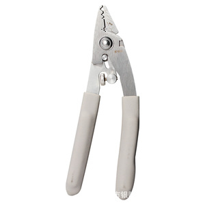 Custom multi‑functional stainless steel optical fiber <b>clamp</b> for <b>quick</b> stripping of rubber‑covered wire coatings; cable bare - Product Image 5
