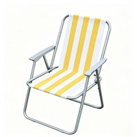 Silla Plegable Portátil de Hierro para Exteriores, Moderna, Minimalista, para Playa, Pesca y Camping, Ultraligera