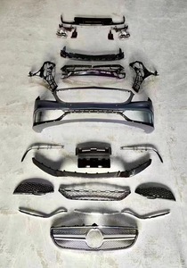 Article de vente chaud 2017-2019 CLS350 diffuseur de pare-chocs <span class=keywords><strong>CLS63S</strong></span> amélioré adapté au kit carrosserie Mercedes Benz CLS W218 - Product Image 2