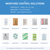 Sachets déshydratants en gel de silice, absorbeurs d'humidité, haute absorption, contrôle de l'humidité, paquets de silice pour emballage