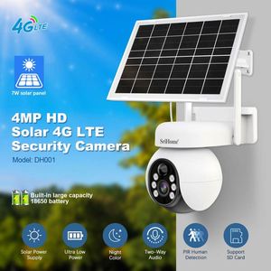 <span class=keywords><strong>SriHome</strong></span> - Panel Solar de 7 W, Cámara CCTV PTZ Solar 4G de 4 MP, Cámara de Seguridad Solar Inalámbrica para Exteriores, Batería de Alta Capacidad - Product Image 2