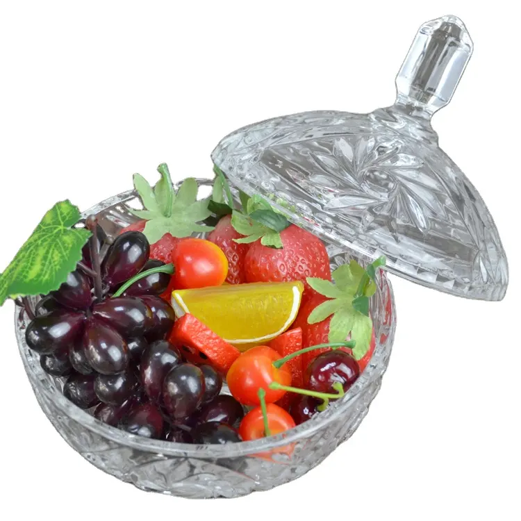 결혼식 파티 설탕 용기 유리 그릇 견과류 말린 과일 향신료를위한 사탕 항아리 부엌 저장