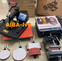Presse à Chaud Électrique Manuelle pour Sublimation – Kit Complet pour T-shirts, Coques de Téléphone, Tasses – Solution Professionnelle d'Impression par Transfert