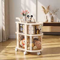 Chariot de rangement étroit en plastique PP avec paniers amovibles pour l'organisation de la cuisine, de la salle de bain et de la garde-robe