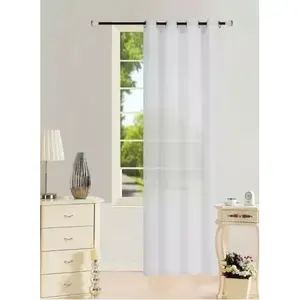 Rideau en organza Carla Depot 250x280 cm translucide avec anneaux, lot de 2, style minimaliste - Product Image 4