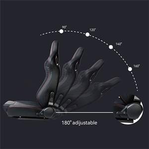 Asiento de Carreras Db Racing en Cuero PU Negro D0100H7HAZ2 para Interior de Vehículo - Product Image 3