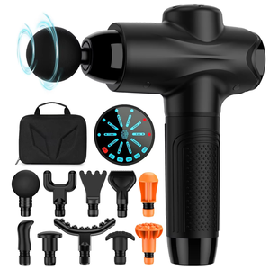 Mini pistola de masaje de tejido profundo de mano portátil alivia el dolor muscular Fascia pistola masajeadora vibrador inalámbrico Dispositivo de pistola de masaje - Product Image 3