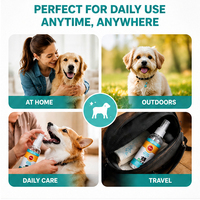 Spray buccal et bain de bouche comestibles pour chiens et chats, élimine le tartre et la plaque dentaire, rafraîchit l'haleine, personnalisable