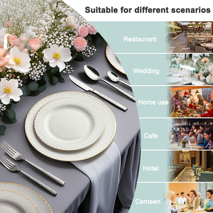 En gros En Vrac Miroir Polonais Ruban Couverts Hôtel Steak Couteau Fourchette <span class=keywords><strong>Cuillère</strong></span> En Acier Inoxydable 304 Couverts Passe Au Lave-Vaisselle - Product Image 3