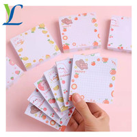 Bloc-notes adhésifs personnalisés, notes imprimées, cube transparent, notes adhésives colorées