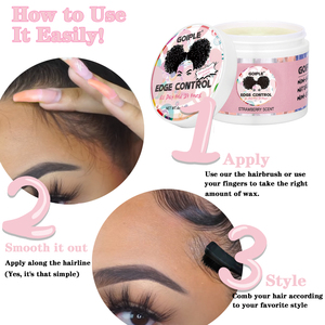 Gel Coiffant Fixant Sans Résidus Effet Anti-Flocons Tenue Forte Pour Cheveux – Marque Privée - Product Image 6