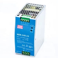 Alimentation sur rail DIN MEANWELL NDR-240-24 240W 24V 10A avec alimentation à découpage, en promotion, compteur de doigts