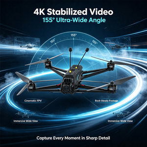 Dron FPV de 10 Pulgadas BNF de Larga Duración, Motor sin Escobillas de 900KV, Imagen Digital, GPS, Anti-Chispas, Kit Completo de Vuelo - Product Image 6