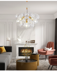 Plafonnier LED suspendu au style scandinave, design créatif, bulles de lumière, luminaire décoratif d'intérieur, idéal pour un salon ou une chambre à coucher, avec <span class=keywords><strong>Netflix</strong></span> - Product Image 2