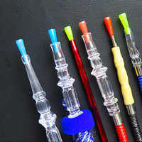 Embouchures de narguilé de couleurs mélangées enveloppées individuelles pour Shisha/porte-cigarettes