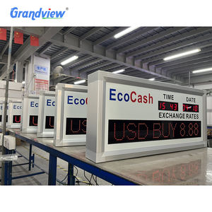 इनडोर बैंक इलेक्ट्रॉनिक डिजिटल मुद्रा विदेशी विनिमय दर डिस्प्ले बोर्ड पैनल की अगुवाई वाली स्क्रीन - Product Image 5