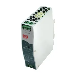 Iyi demek SDR-75-24 çıkış 75Watt 12V 48V Din ray 24V endüstriyel güç kaynağı