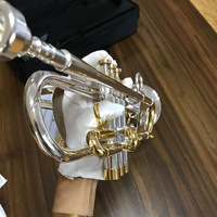 Custom Logo Professional Performance BB Tone Heavier Brass Silver Plated Trumpet Instrument