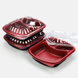 BPA Free Plastic Meal Prep Takeaway Togo Food Container disposable