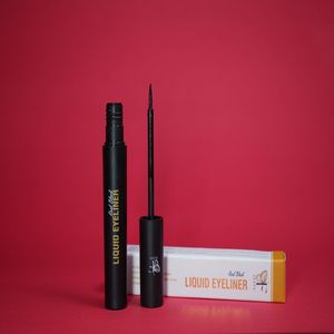Eyeliner liquide imperméable, longue tenue, anti-bavures, séchage rapide, stylo eyeliner à pointe précise, couleur noire, application fluide - Product Image 3