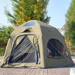 4.5m Đường Kính Oxford TC bông Inflatable trắc địa mái vòm Lều cabin không khí lều với tán mưa bay - Product Image 1