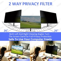 Filter Layar Privasi 23.8 Inch 16:9 untuk HP Desktop, Anti Spy, Anti Blue Light, Anti Sidik Jari, Grosir Pabrik, Pemasangan Mudah