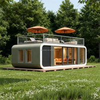 Maison préfabriquée en acier sur mesure avec isolation, maison modulaire résistante aux intempéries pour tous les climats