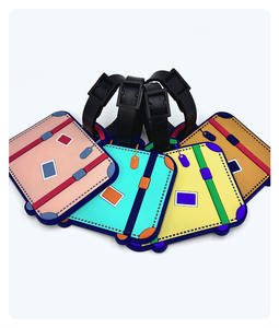 Çevre Dostu PVC Kauçuk Malzeme Kire Dayanıklı Dayanıklı Uygun Fiyatlı Parti Hediyesi. PVC Kauçuk Malzemeden Bagaj Etiketi - Product Image 5